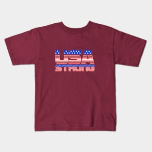 USA Strong America Strong Kids T-Shirt